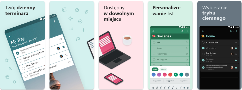 Aplikacja Microsoft To Do do zarządzania pracą zespołu