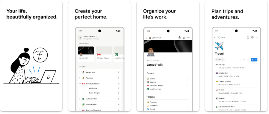 Aplikacja Notion do zarządzania czasem w pracy