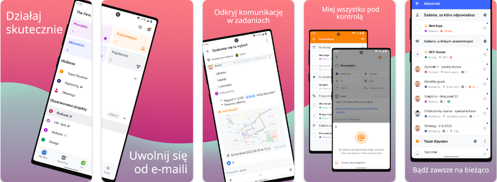 Aplikacja Nozbe do organizacji czasu pracy